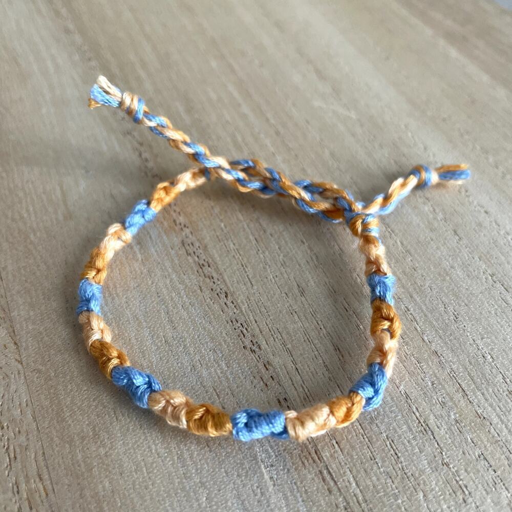 Bruna Bracelet anklet trendy comfortable tie embroidery thread woven gift